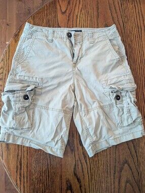 Aeropostale Men's Light Khaki Cargo Shorts